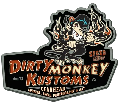 Dirty Monkey Kustoms logo